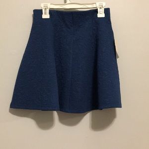 Blue skater skirt